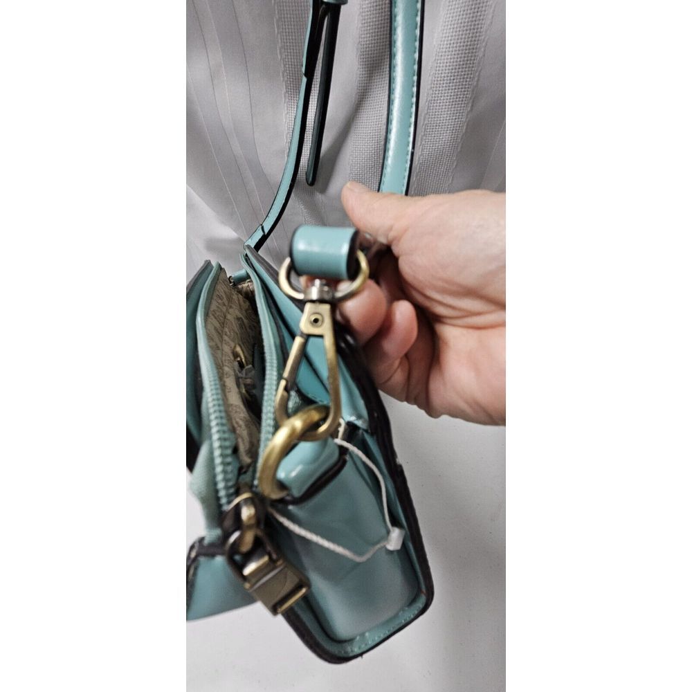 SIMPLY NOELLE box bag blue crossbody purse - Picture 15 of 16